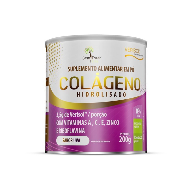 COLAGENO EM PO COM VERISOL ´SABOR UVA