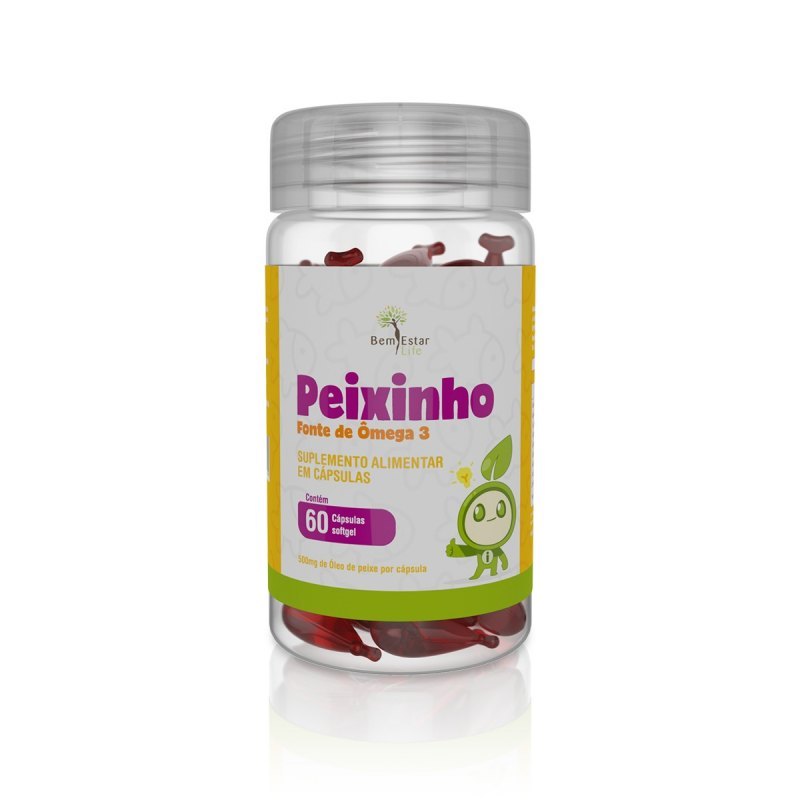 OMEGA 3 PEIXINHO KIDS - 60 CAPSULAS