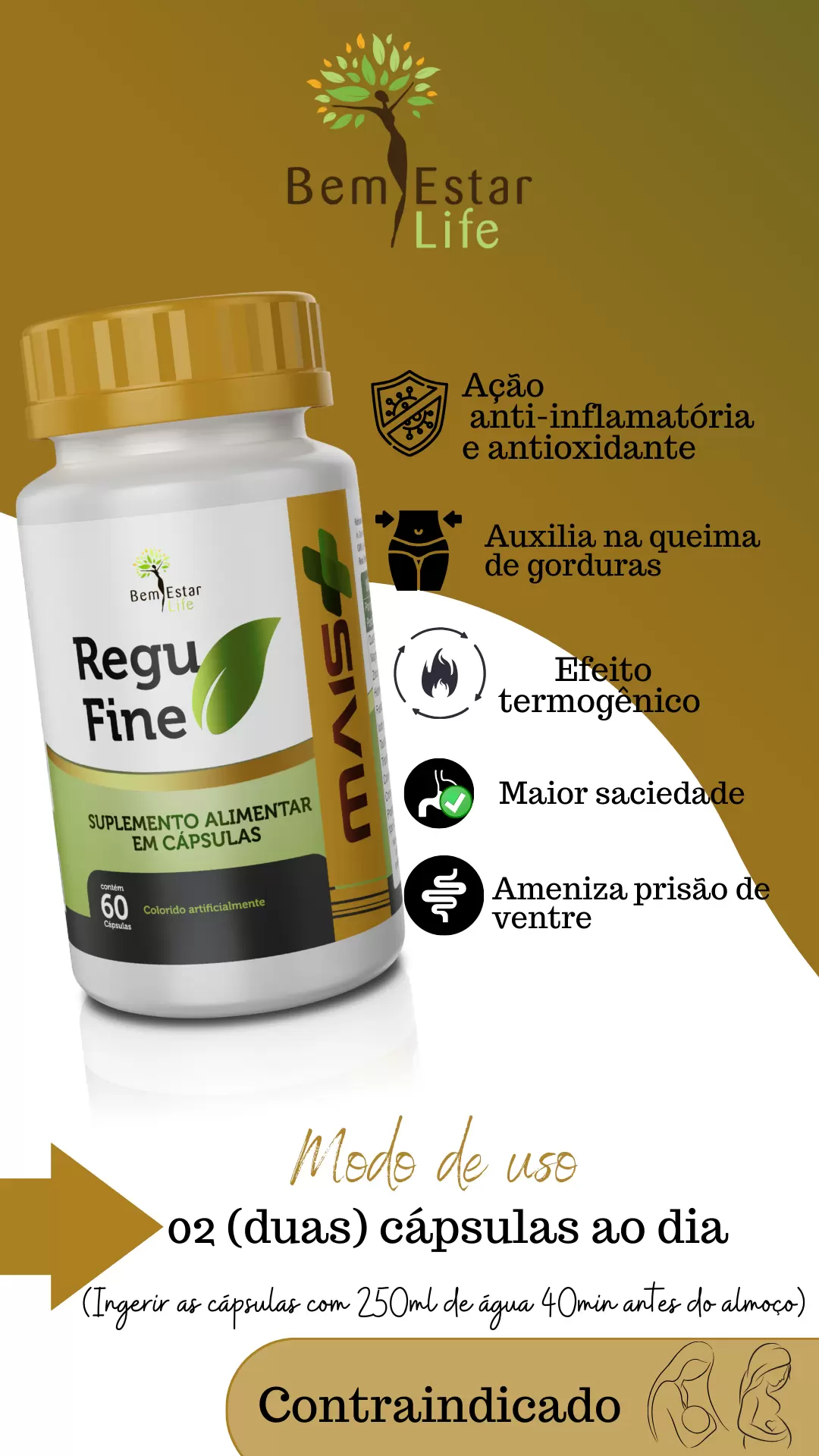 REGU FINE MAIS 60 CAPSULAS