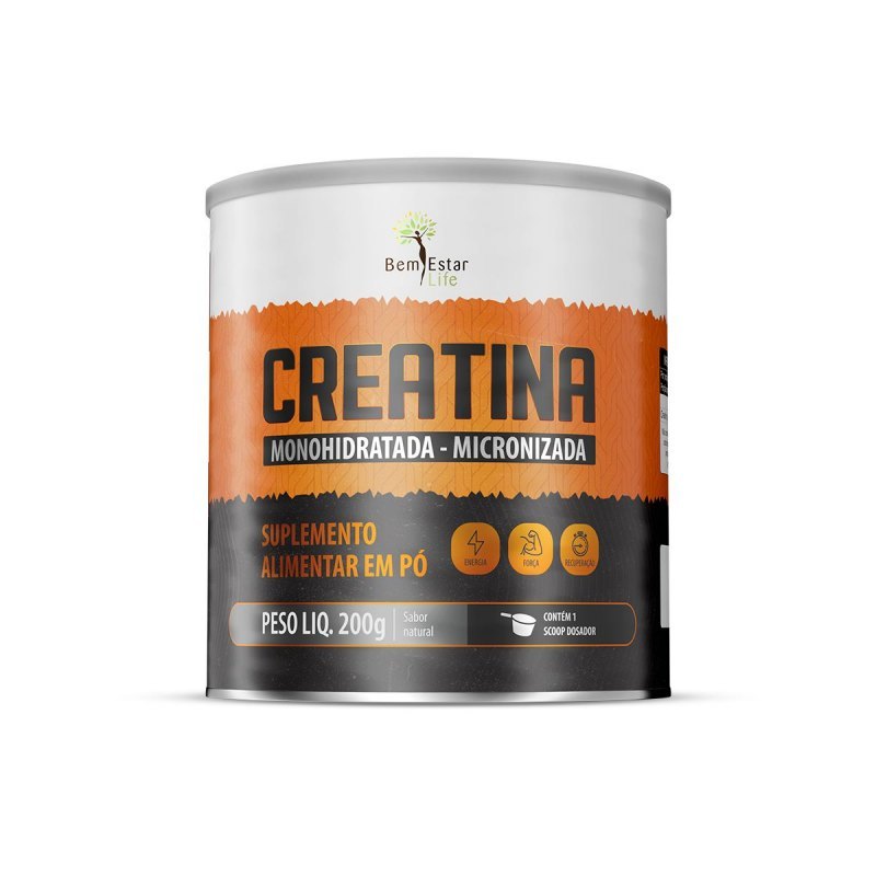 CREATINA MONOHIDRATADA MICRONIZADA - 200 GR