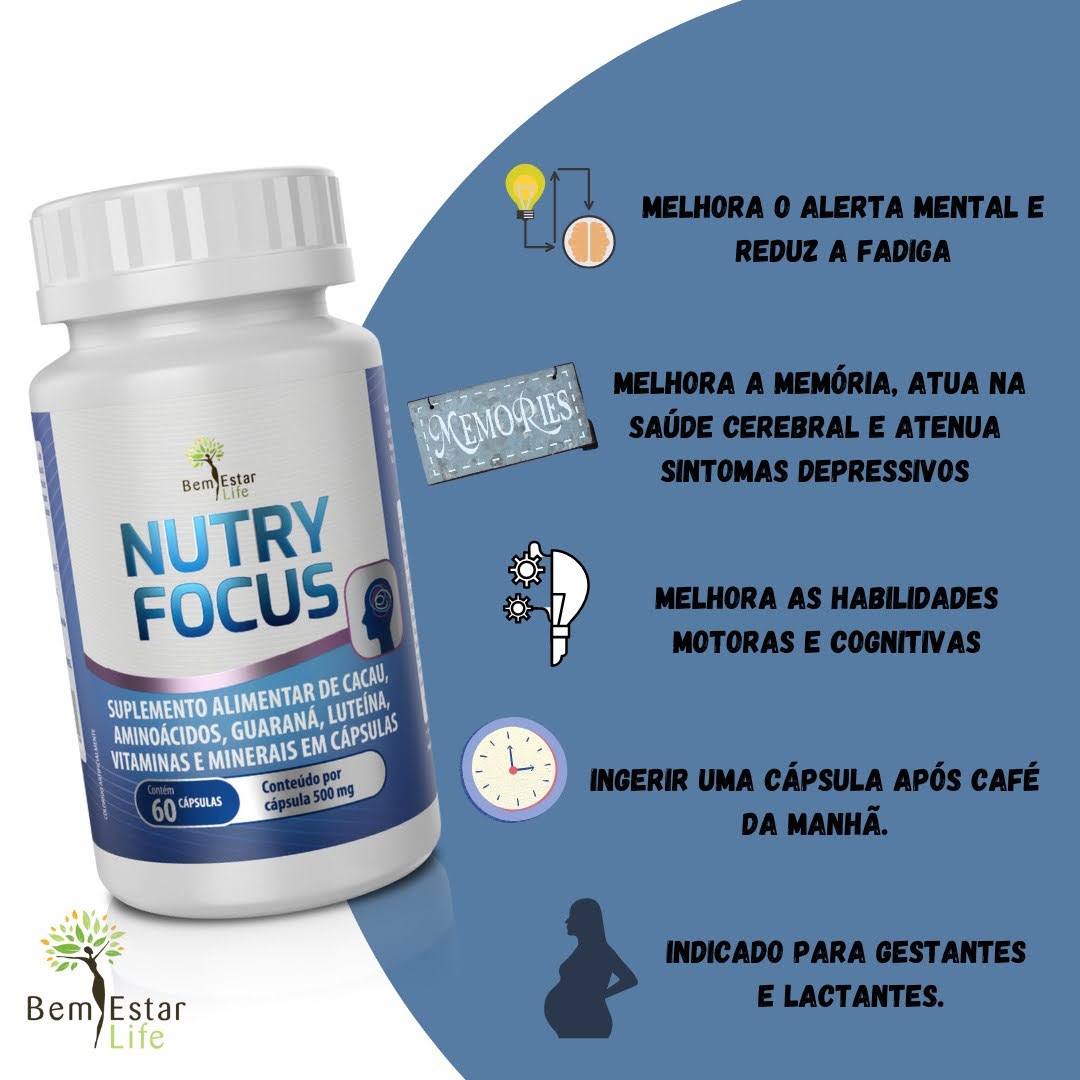 NUTRY FOCUS - MEMORIA - 60 CAPSULAS